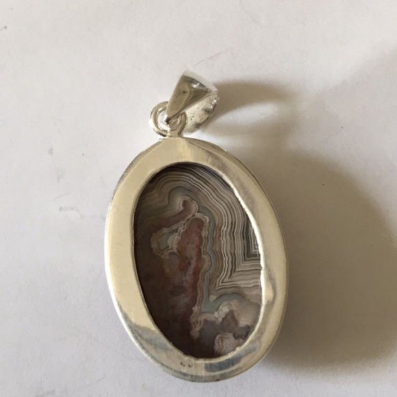 Crazy lace sterling pendent - Picture 2 of 3